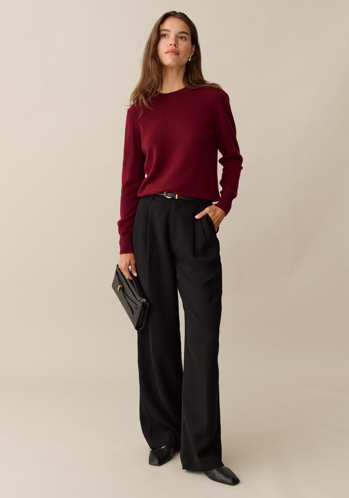 Scarlet Cashmere Sweater