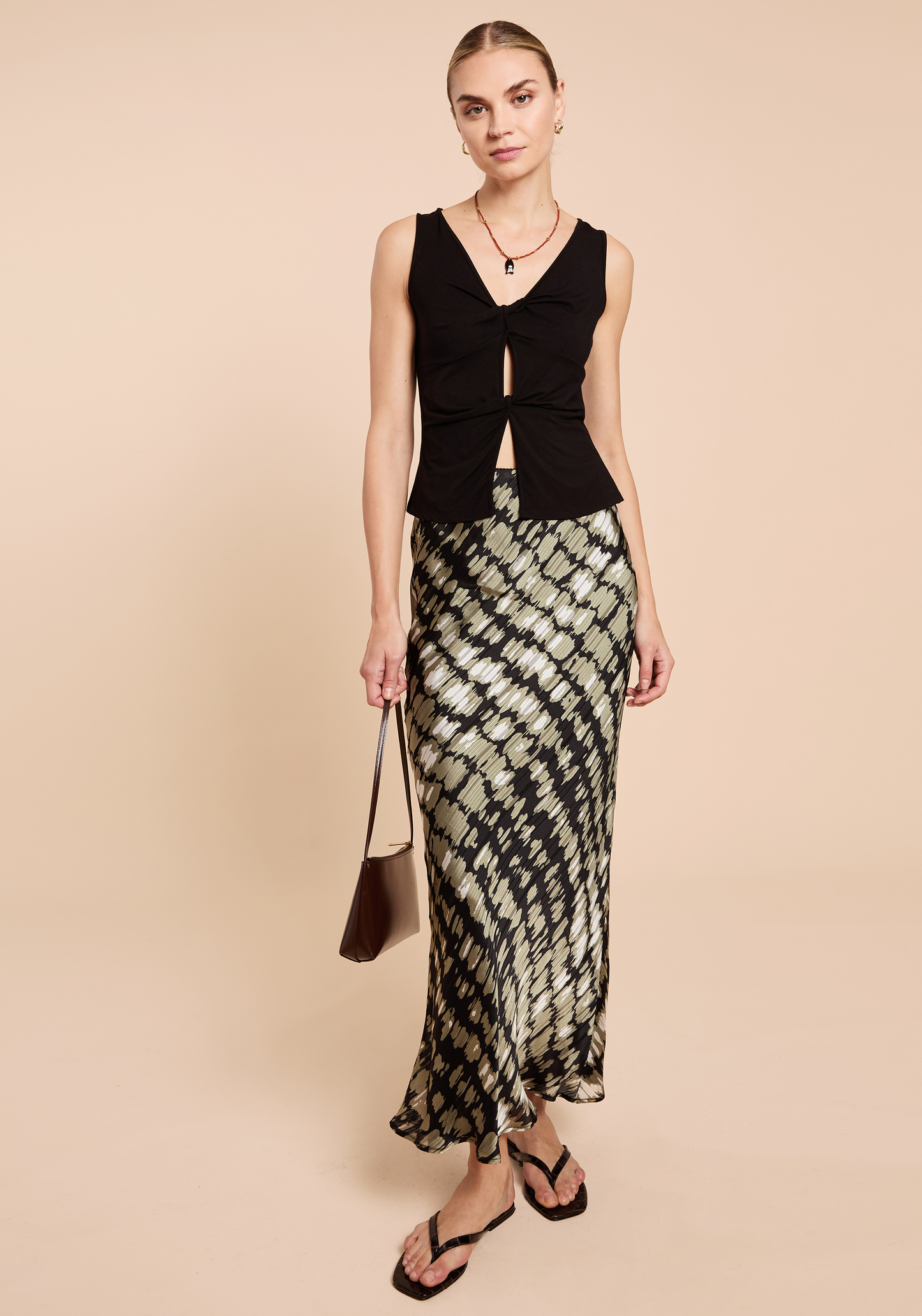 Reece Silk Skirt