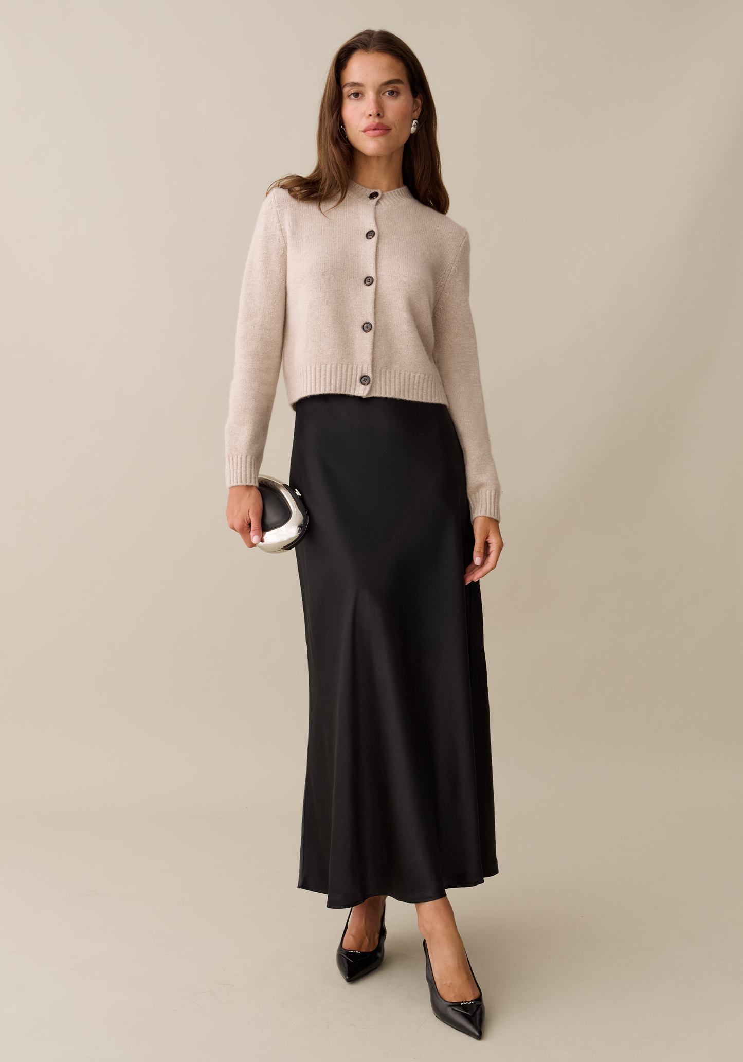 Ari Wool Cashmere Cardigan