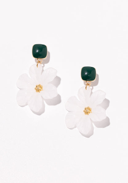 Daisy Blossom Drop Earrings