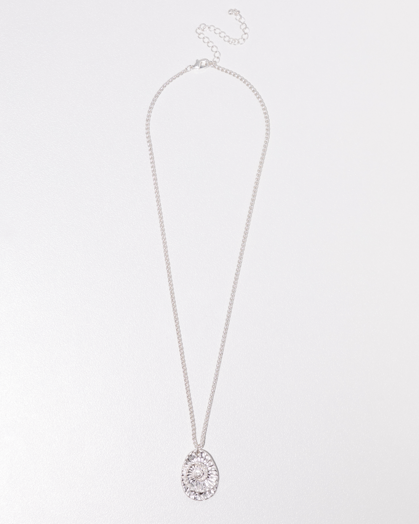 Silver Coastal Shell Necklace