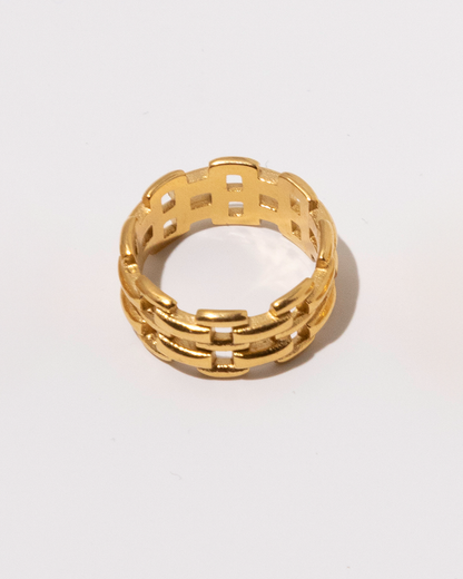 Gold Chain Ring