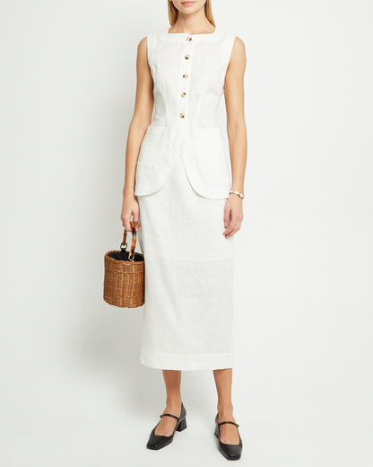 Daniela Linen Set - Top