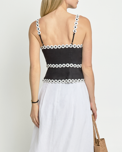 Cassandra Linen Top