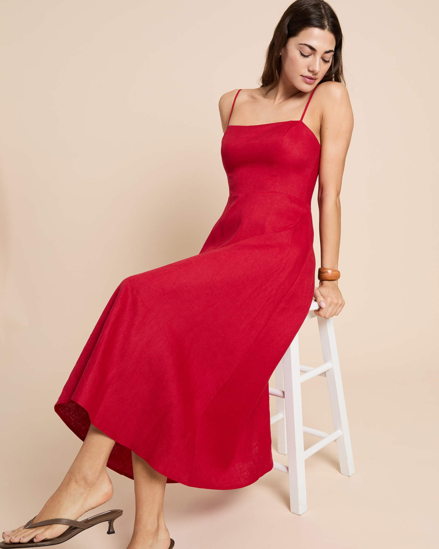 Khalani Linen Dress