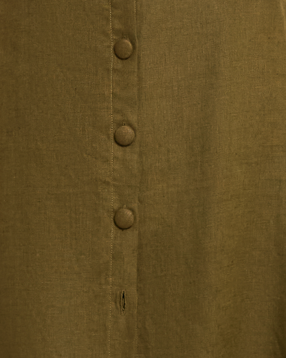 Sibel Linen Maxi Skirt