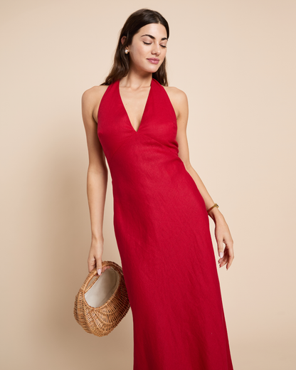Ashlyn Linen Dress