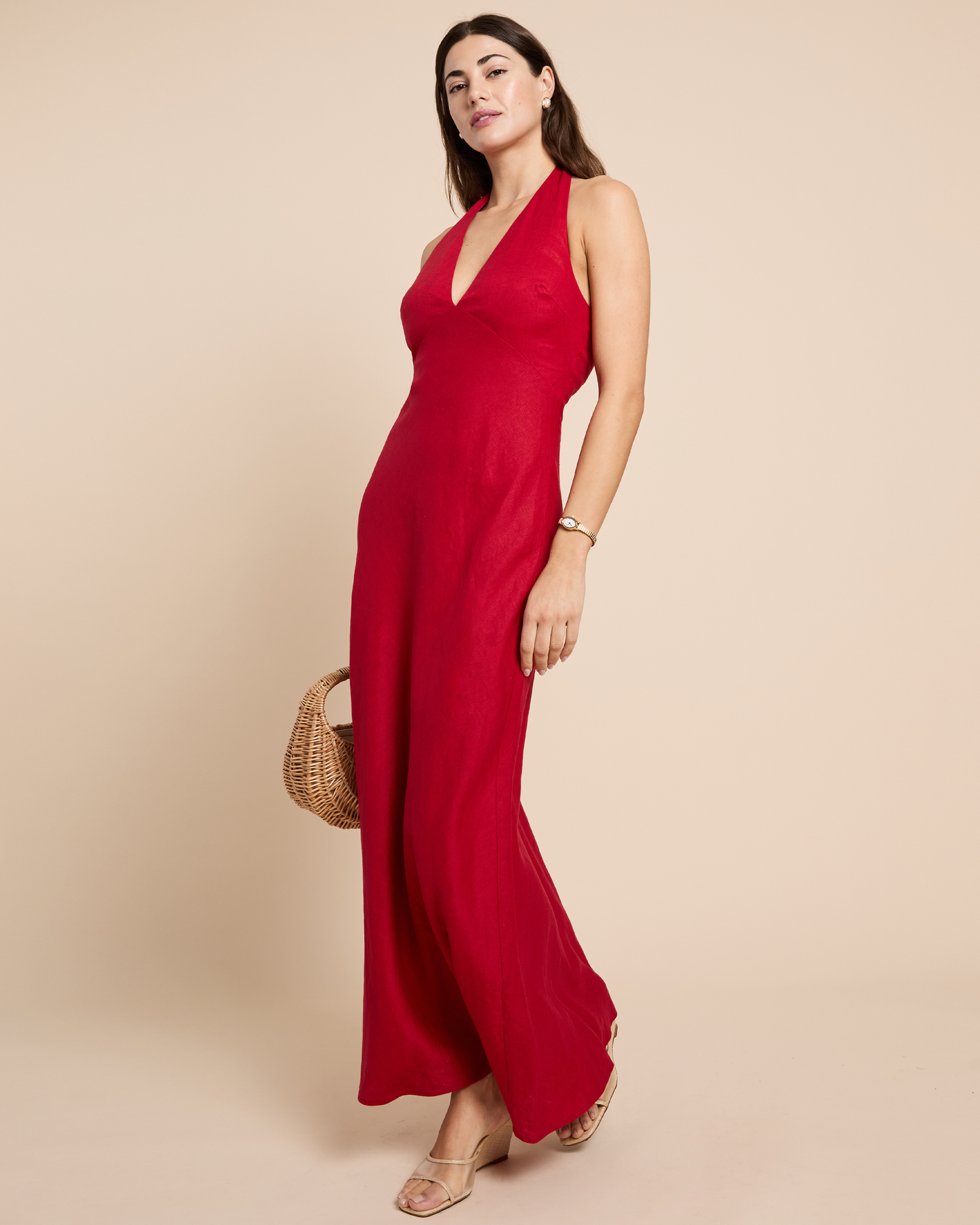Ashlyn Linen Dress