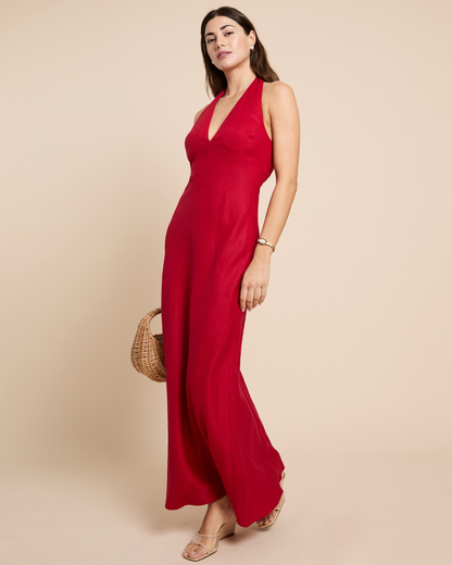 Ashlyn Linen Dress