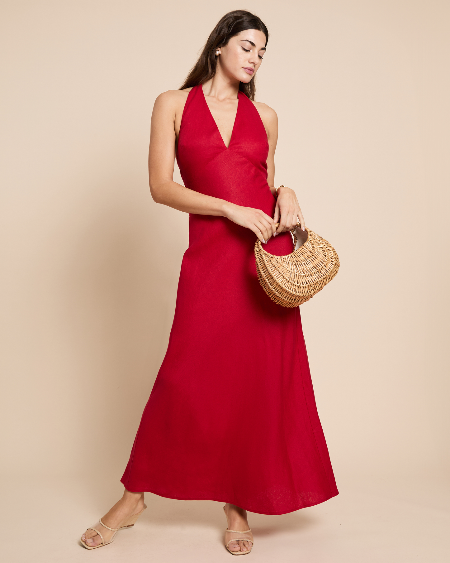 Ashlyn Linen Dress