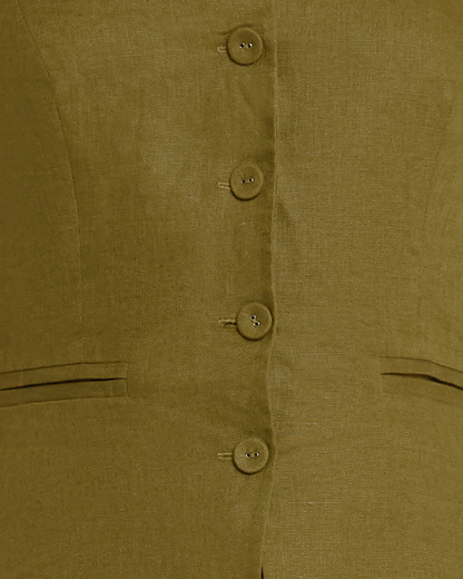 Yvonne Linen Top