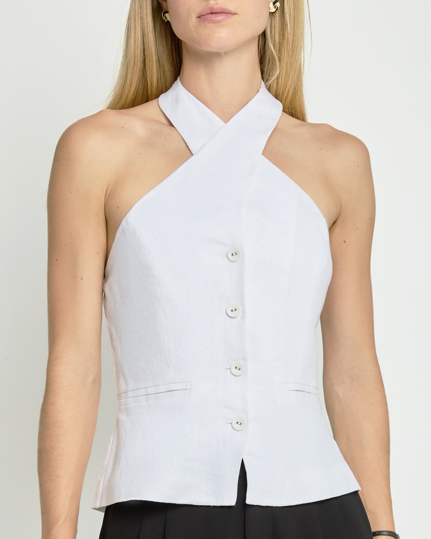 Yvonne Linen Top