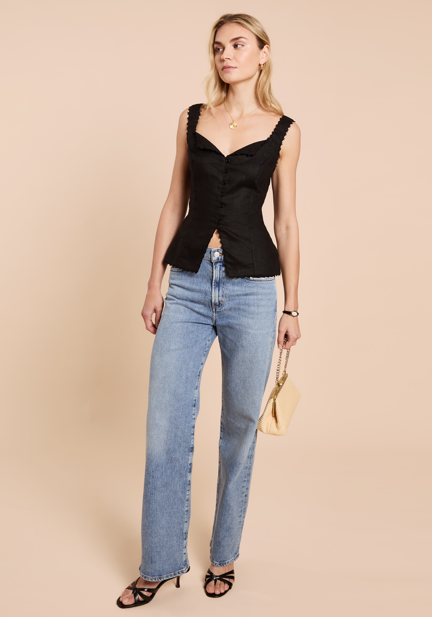 Ambrose Linen Top